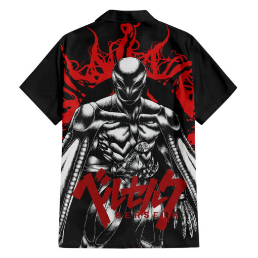 Chemise hawaïenne Griffith Berserk sang noir – Image 2