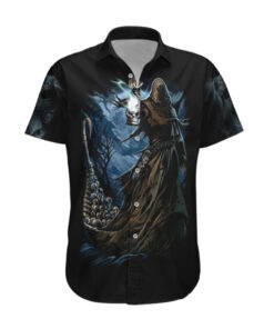 Chemise hawaïenne Faucheuse Charon des Enfers
