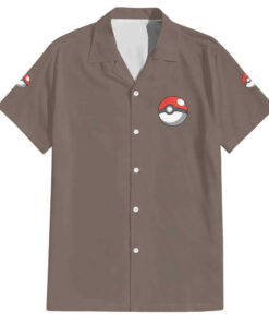 Chemise hawaïenne Pokémon type Sol Japon