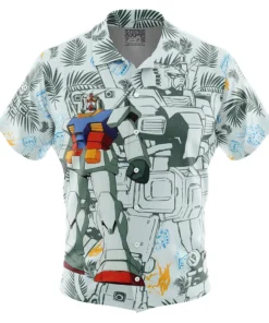 Chemise hawaïenne Gundam Mobile Suit