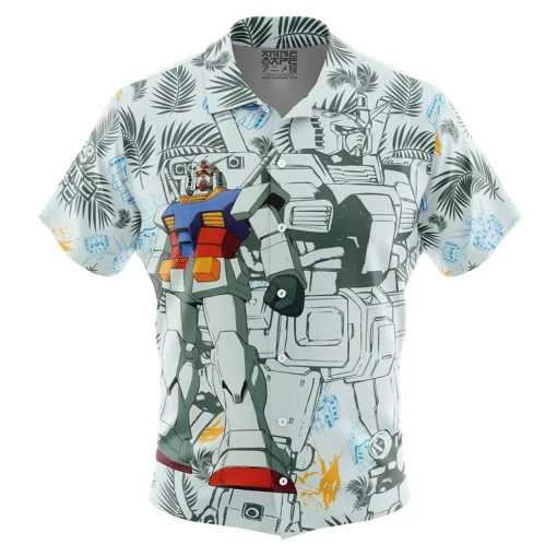 Chemise hawaïenne Gundam Mobile Suit