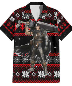 Chemise hawaïenne Guts Berserk Noël Anime Mix