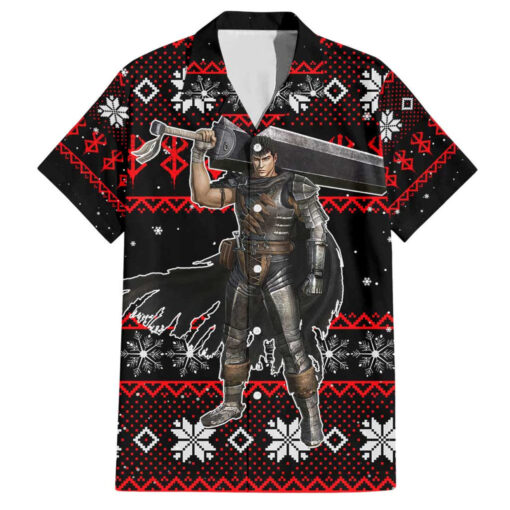 Chemise hawaïenne Guts Berserk Noël Anime Mix