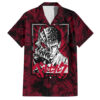 Chemise hawaïenne Guts Berserk métallique Anime