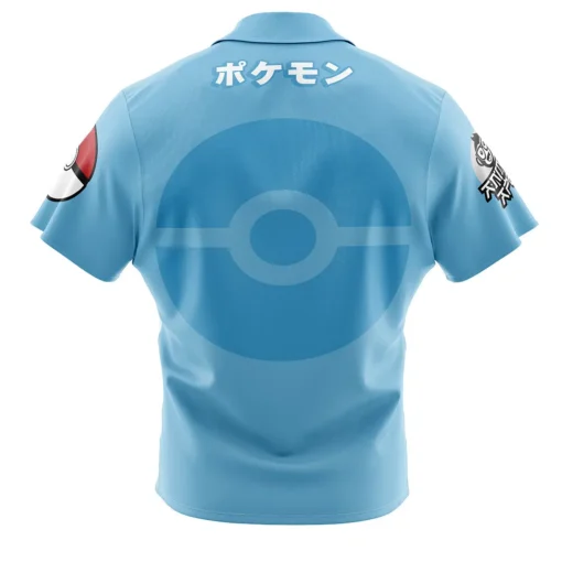 Chemise hawaïenne Visage Gyarados Pokémon – Image 2