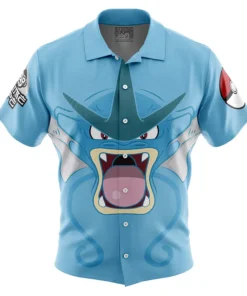 Chemise hawaïenne Visage Gyarados Pokémon