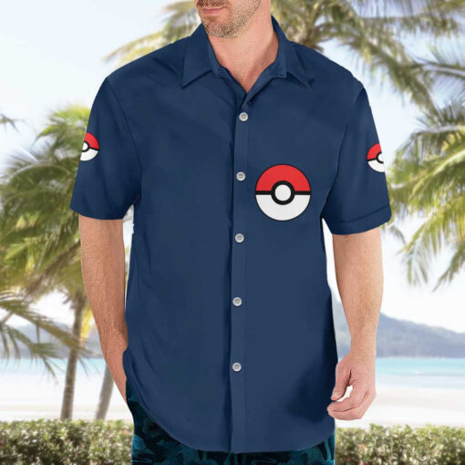 Chemise hawaïenne Léviator Pokémon Anime – Image 3
