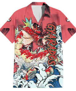 Chemise hawaïenne Léviator Pokémon style japonais