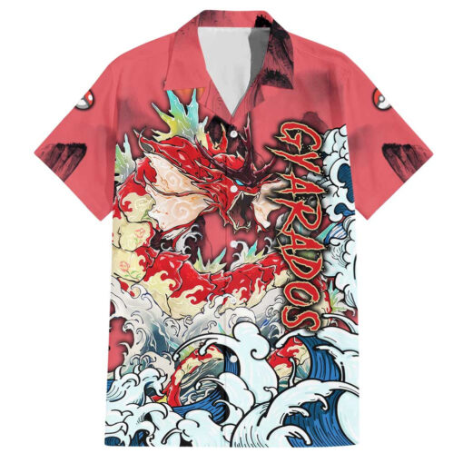 Chemise hawaïenne Léviator Pokémon style japonais