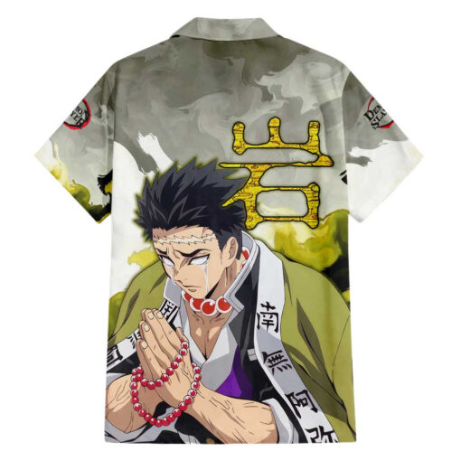 Chemise hawaïenne Gyomei Demon Slayer Anime – Image 2
