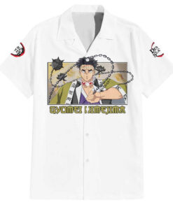 Chemise hawaïenne Gyomei Himejima Demon Slayer Anime