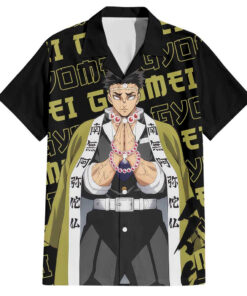 Chemise hawaïenne Gyomei Himejima Demon Slayer Japon