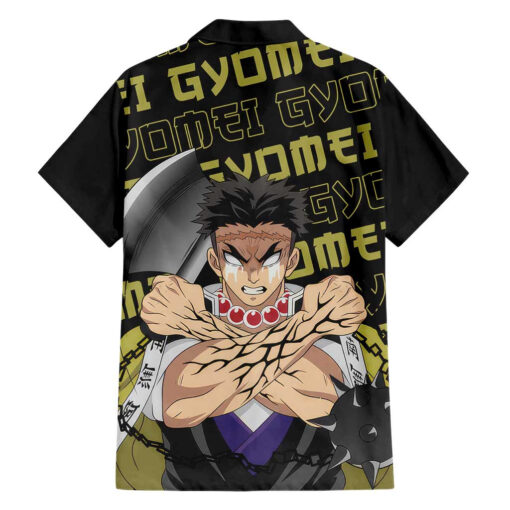 Chemise hawaïenne Gyomei Himejima Demon Slayer Japon – Image 2