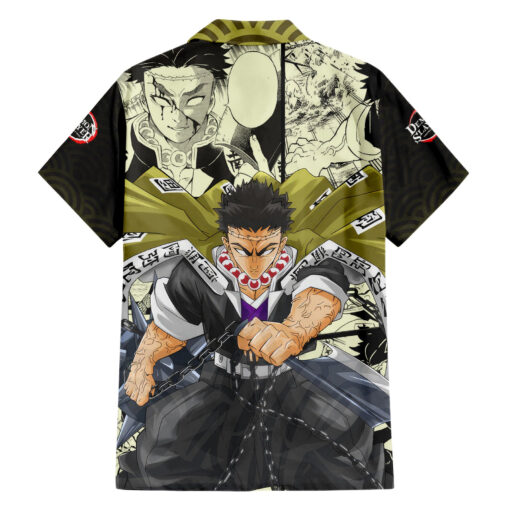 Chemise hawaïenne Gyomei Himejima Demon Slayer Manga Mix – Image 2