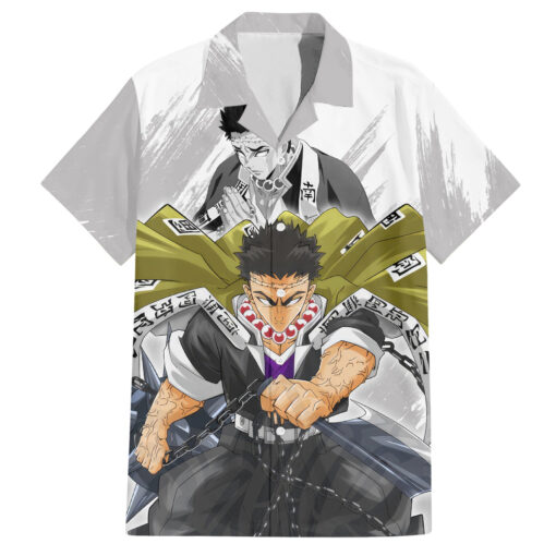 Chemise hawaïenne Gyomei Himejima Demon Slayer