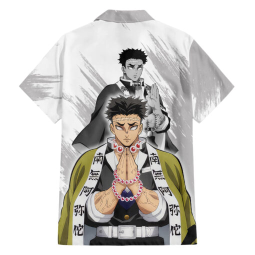 Chemise hawaïenne Gyomei Himejima Demon Slayer – Image 2
