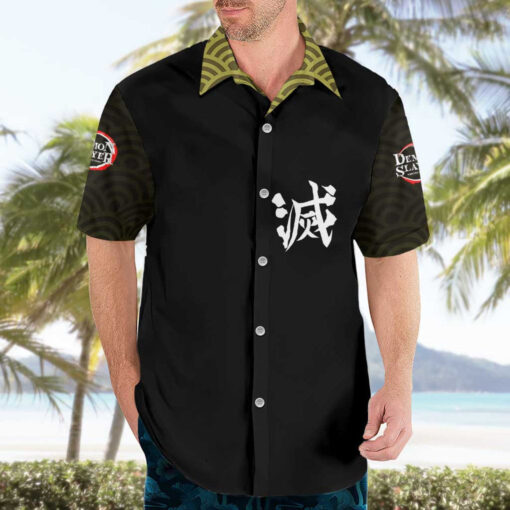Chemise hawaïenne Gyomei Kimetsu no Yaiba Japon – Image 3