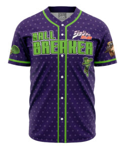 Maillot de baseball Gyro Zeppeli Ball Breaker JoJo’s Bizarre Adventure