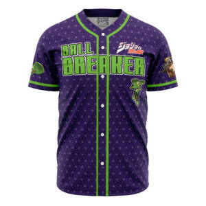 Maillot de baseball Gyro Zeppeli Ball Breaker JoJo’s Bizarre Adventure