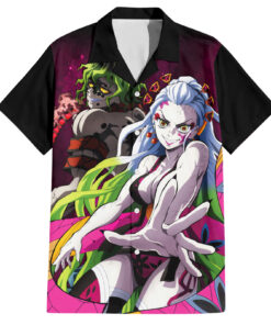 Chemise hawaïenne Gyutaro et Daki Demon Slayer