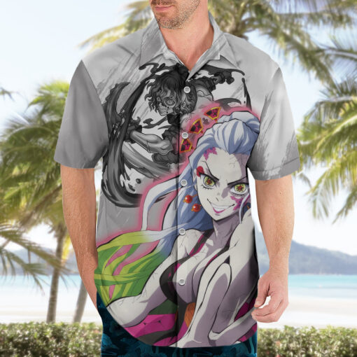 Chemise hawaïenne Gyutaro et Daki Demon Slayer – Image 3