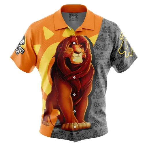 Chemise hawaïenne Simba Le Roi Lion