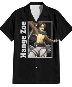 Chemise hawaïenne Hange Zoë L’Attaque des Titans Anime