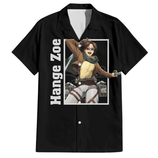 Chemise hawaïenne Hange Zoë L’Attaque des Titans Anime
