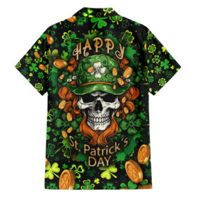 Chemise hawaïenne crâne Saint Patrick’s Day