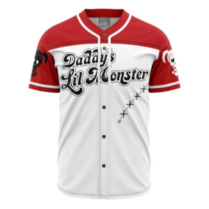 Maillot de baseball Harley Quinn Daddy's Lil Monster DC Comics