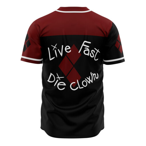 Maillot de baseball Harley Quinn Live Fast Die Clown DC Comics – Image 3