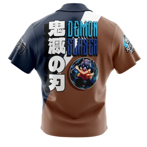 Chemise hawaïenne Hashibira Inosuke L’Attaque des Titans – Image 2