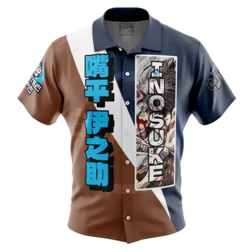 Chemise hawaïenne Hashibira Inosuke L’Attaque des Titans