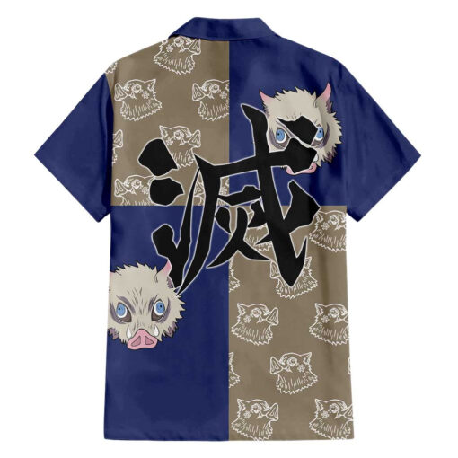 Chemise hawaïenne Inosuke Hashibira Demon Slayer Anime – Image 2