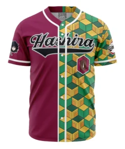 Maillot de baseball Hashira Giyu Tomioka Demon Slayer