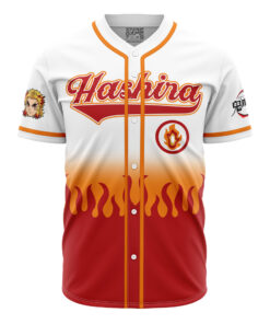 Maillot de baseball Hashira Kyojuro Rengoku Demon Slayer