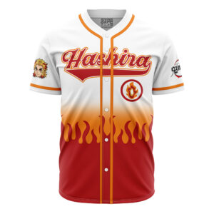 Maillot de baseball Hashira Kyojuro Rengoku Demon Slayer
