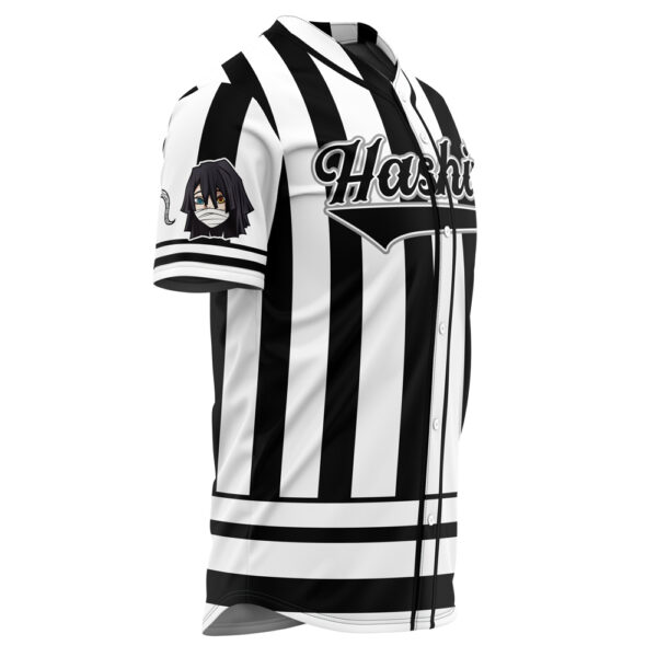 Maillot de baseball Hashira Obanai Iguro Demon Slayer – Image 2