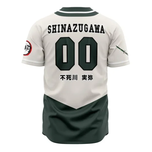 Maillot de baseball Hashira Sanemi Shinazugawa Demon Slayer – Image 3