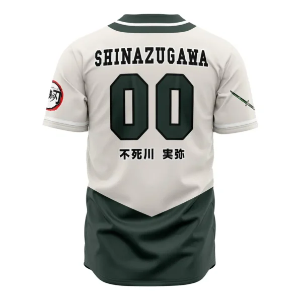 Maillot de baseball Hashira Sanemi Shinazugawa Demon Slayer – Image 3