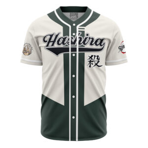 Maillot de baseball Hashira Sanemi Shinazugawa Demon Slayer