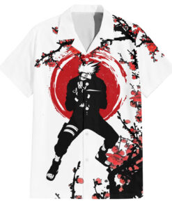 Chemise hawaïenne Kakashi Hatake style japonais