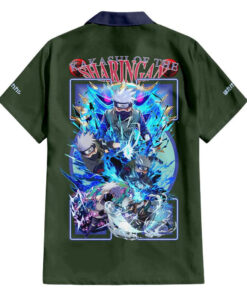 Chemise hawaïenne Kakashi Hatake Naruto V2 Anime