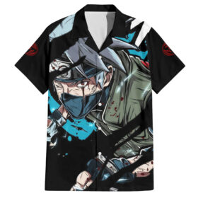 Chemise hawaïenne Kakashi Hatake œil du Sharingan Naruto
