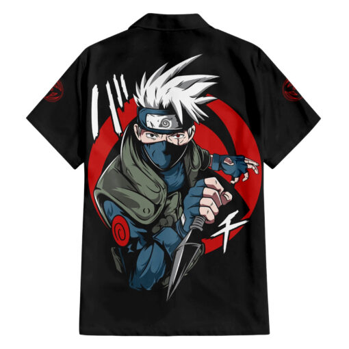 Chemise hawaïenne Kakashi Hatake œil du Sharingan Naruto – Image 2
