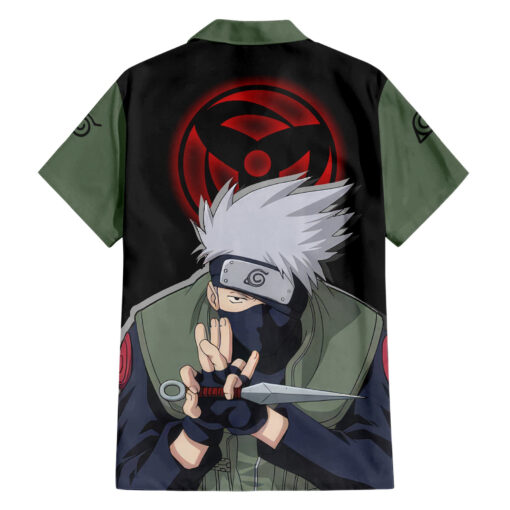 Chemise hawaïenne Kakashi Hatake yeux du Sharingan – Image 2