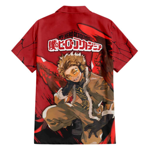Chemise hawaïenne Hawks My Hero Academia Anime – Image 2