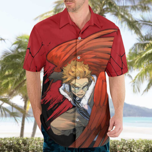 Chemise hawaïenne Hawks My Hero Academia Anime – Image 3
