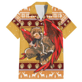 Chemise hawaïenne Hawks My Hero Academia Noël Mix