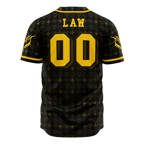 Maillot de baseball Heart Pirates Law V1 One Piece – Image 3